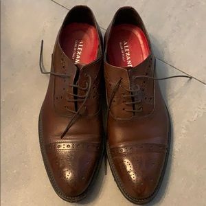 Mens Italian leather oxfords shoes